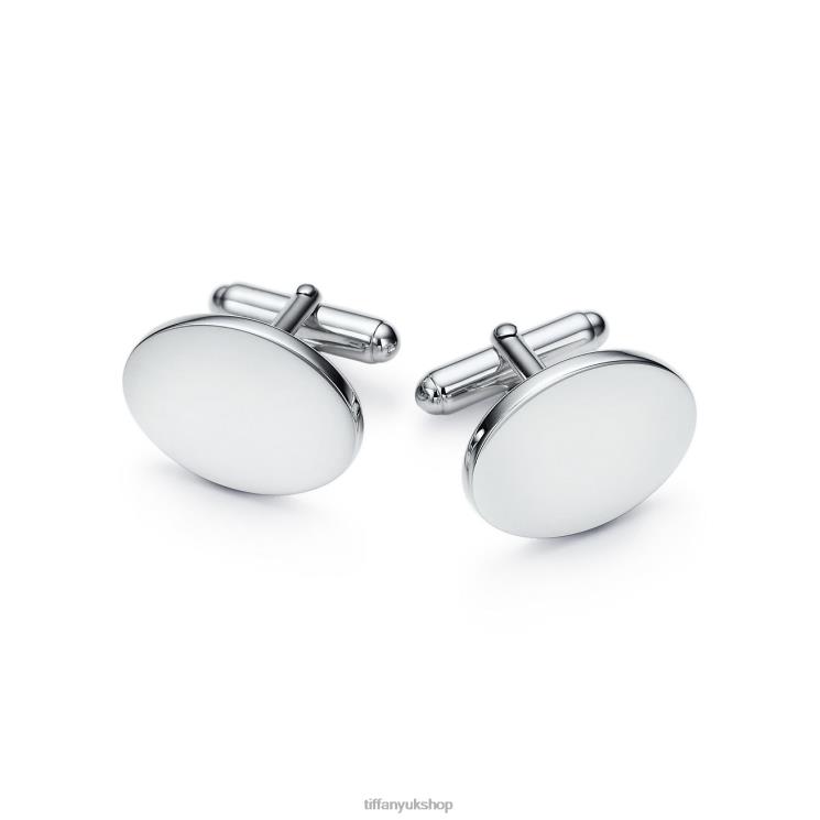 Unisex Tiffany Classic Oval Cuff Links Accessories 88T0X2739