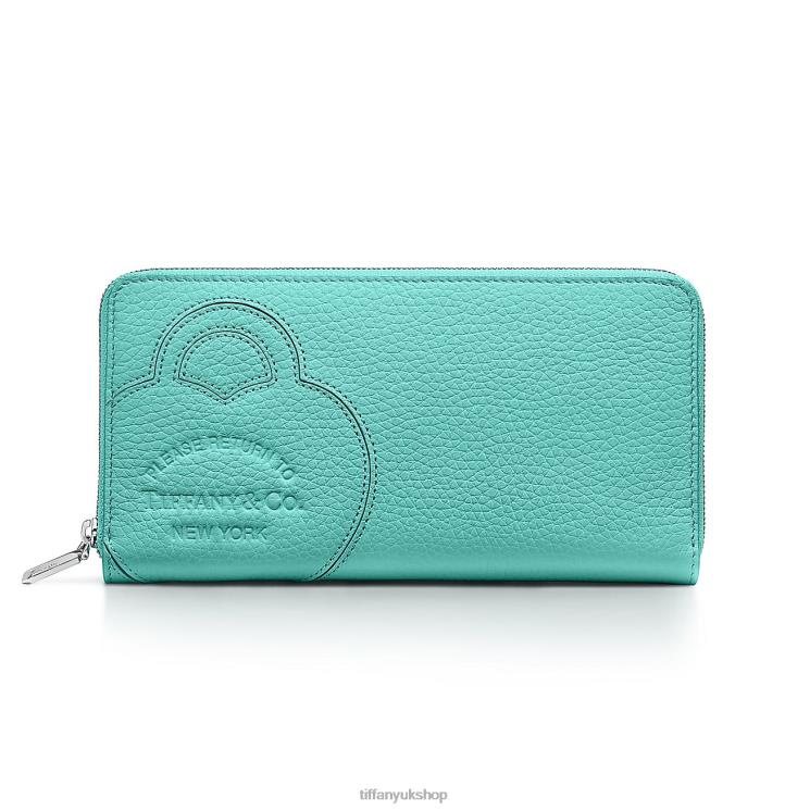 Unisex Tiffany Large Zip Wallet Accessories 88T0X2428