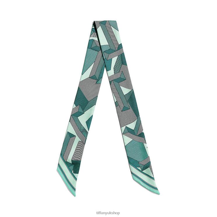 Unisex Tiffany Giant T Ribbon Scarf Accessories 88T0X2460