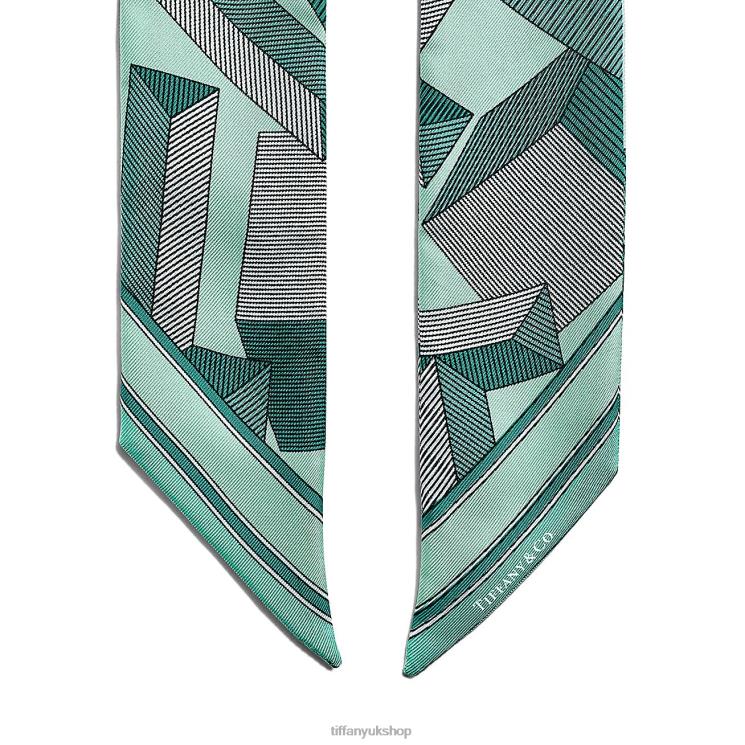 Unisex Tiffany Giant T Ribbon Scarf Accessories 88T0X2460