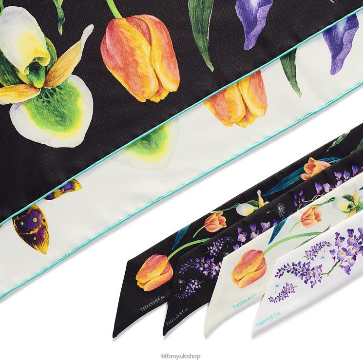 Unisex Tiffany Wisteria Ribbon Scarf Accessories 88T0X2471