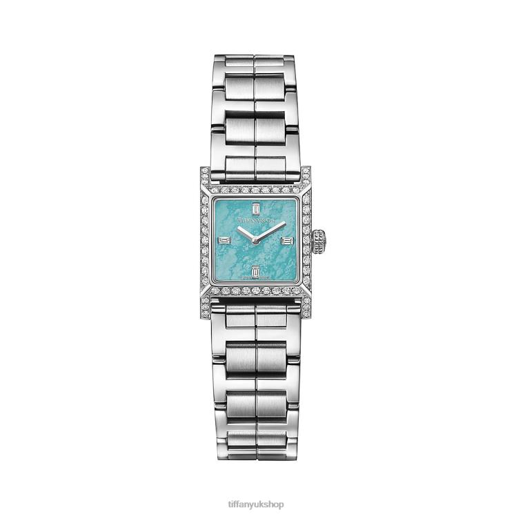 Unisex Tiffany Makers 16 mm Square Watch Classic Item 88T0X1952