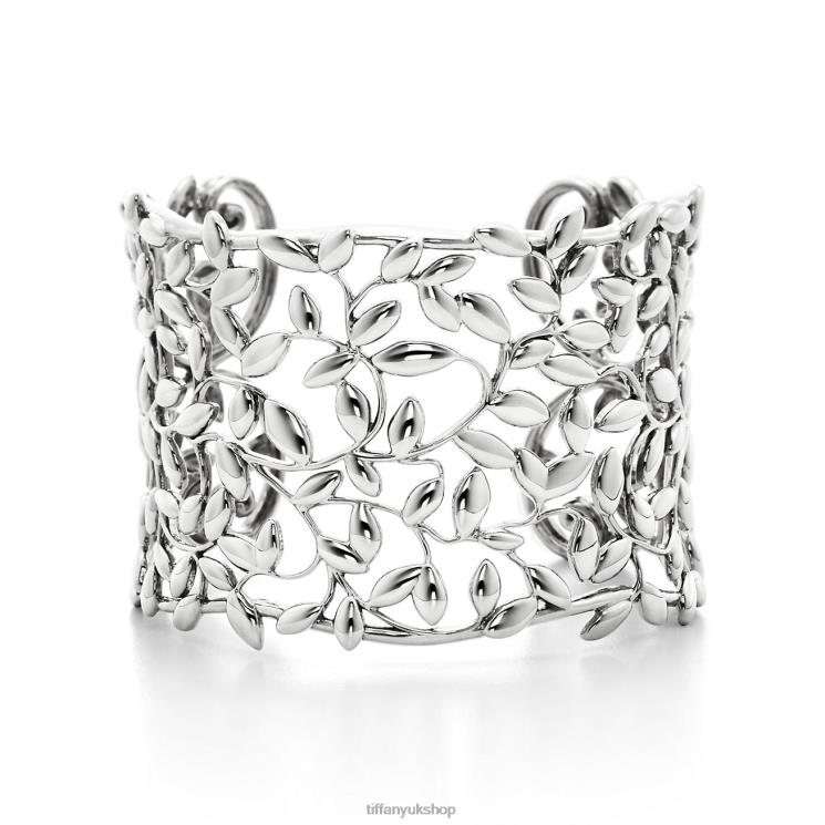 Unisex Tiffany Olive Leaf Cuff Jewelry 88T0X1191