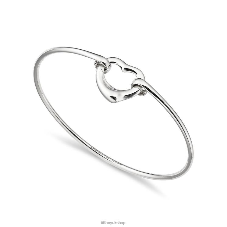 Unisex Tiffany Open Heart Bangle Jewelry 88T0X1092