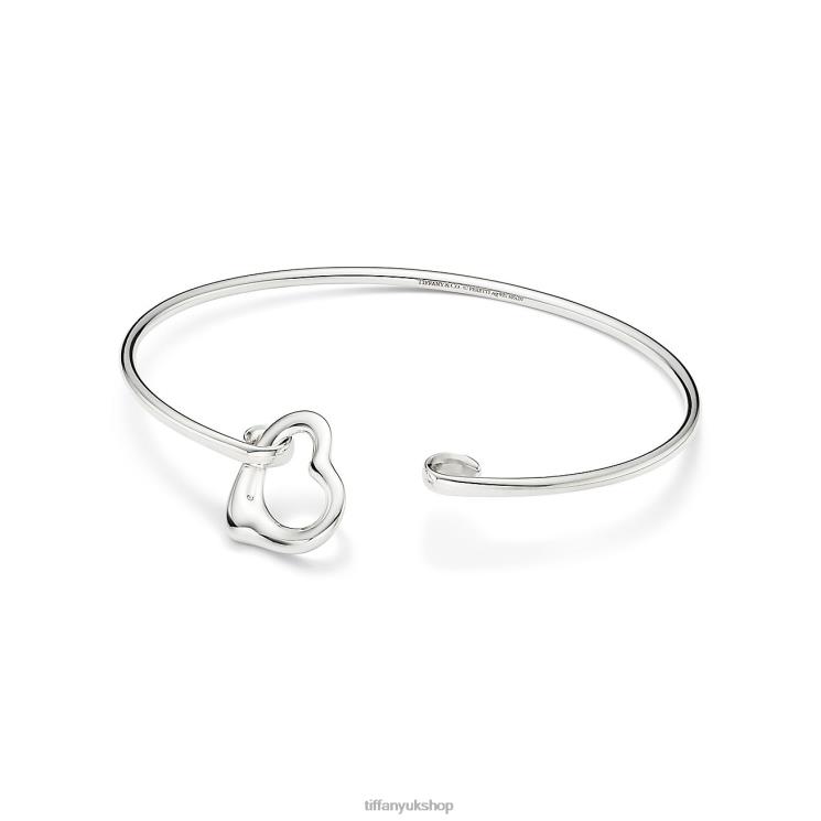 Unisex Tiffany Open Heart Bangle Jewelry 88T0X1092