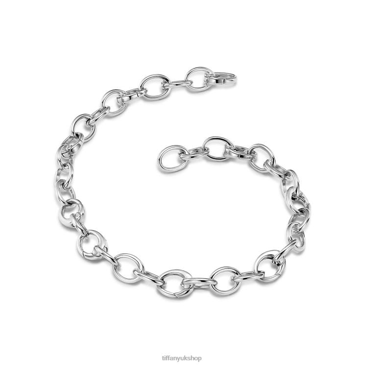 Unisex Tiffany Oval Link Bracelet Jewelry 88T0X1392