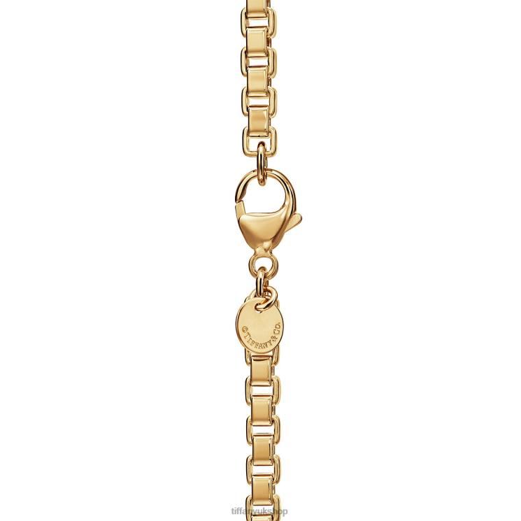 Unisex Tiffany Venetian Link Bracelet in 18k Gold Jewelry 88T0X1037