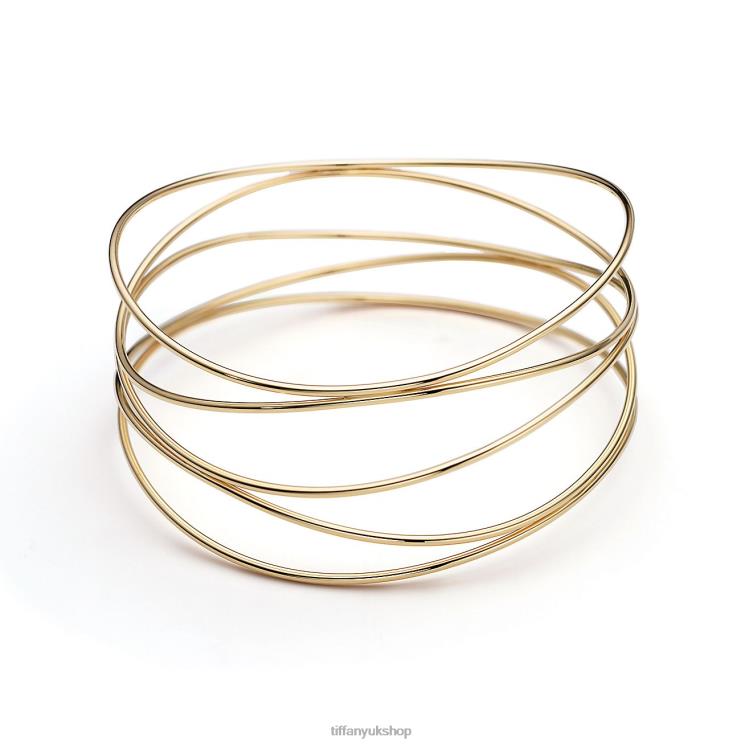 Unisex Tiffany Wave Five-row Bangle Jewelry 88T0X1140