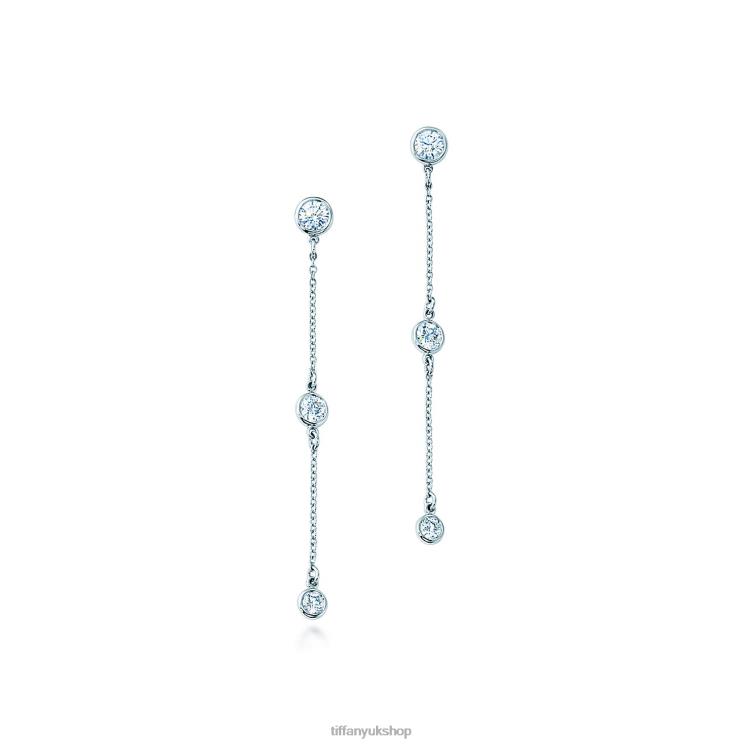 Unisex Tiffany Diamonds by the Yard Drop Earrings Jewelry 88T0X966