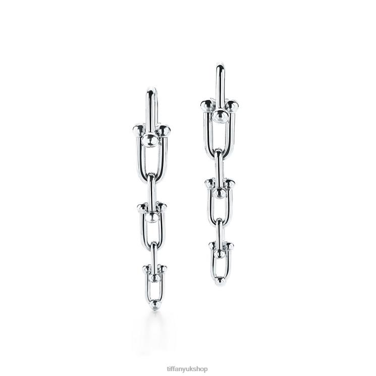 Unisex Tiffany Graduated Link Earrings Jewelry 88T0X767