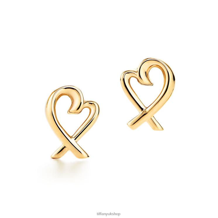 Unisex Tiffany Loving Heart Earrings Jewelry 88T0X848