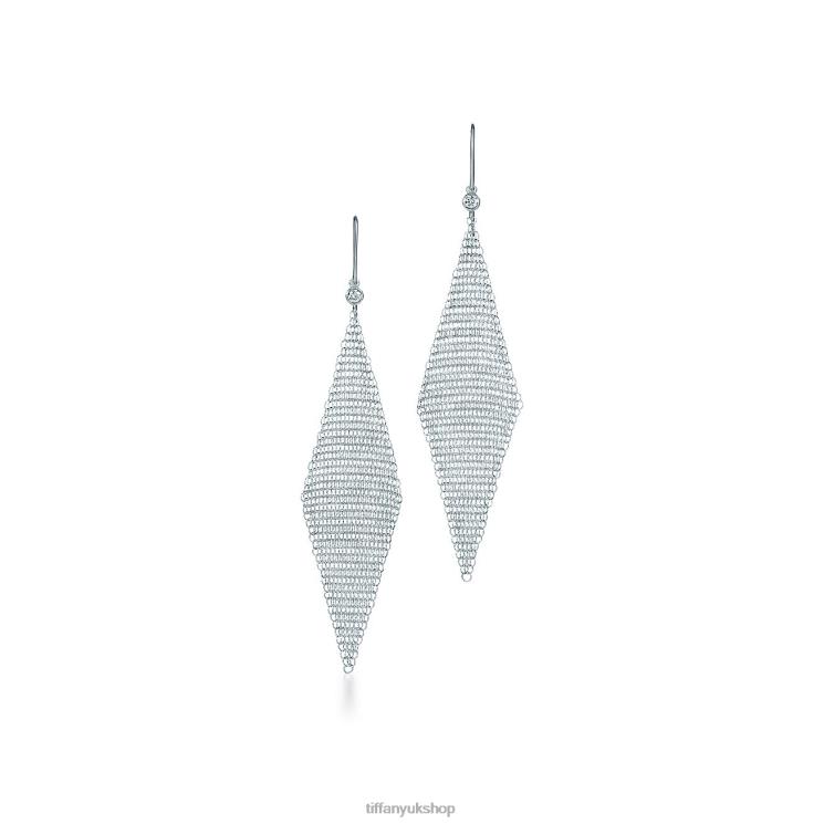 Unisex Tiffany Mesh Earrings Jewelry 88T0X961