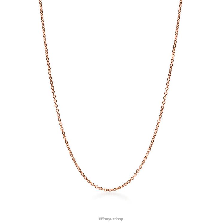 Unisex Tiffany 18k Rose Gold Chain Jewelry 88T0X592