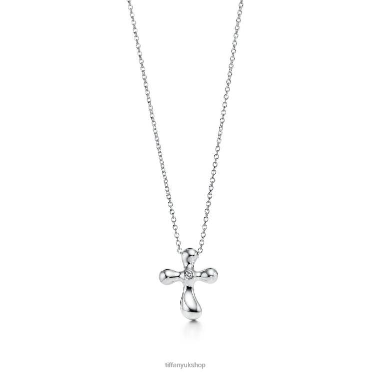 Unisex Tiffany Cross Pendant Jewelry 88T0X374