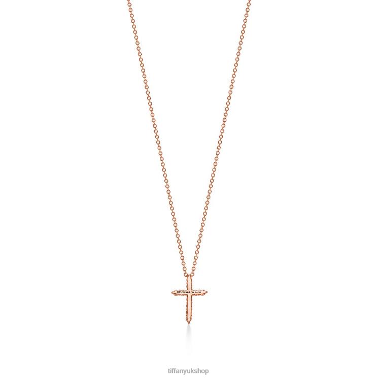 Unisex Tiffany Cross Pendant Jewelry 88T0X429