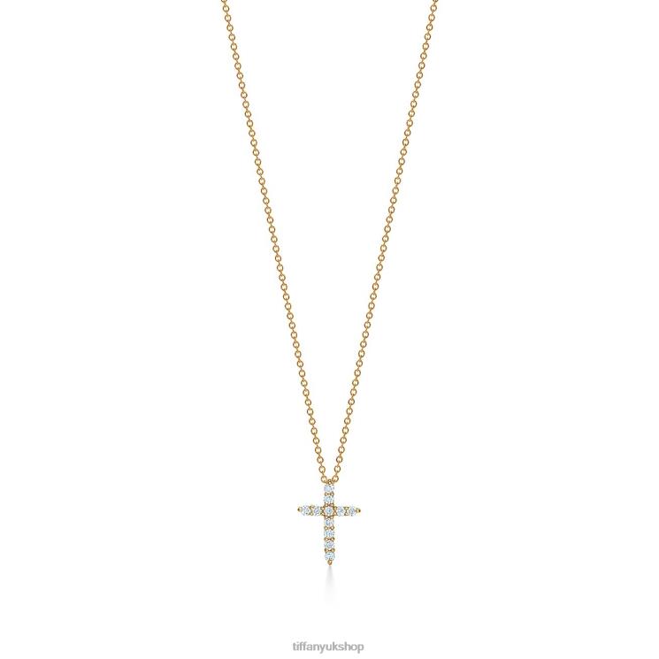 Unisex Tiffany Cross Pendant Jewelry 88T0X430