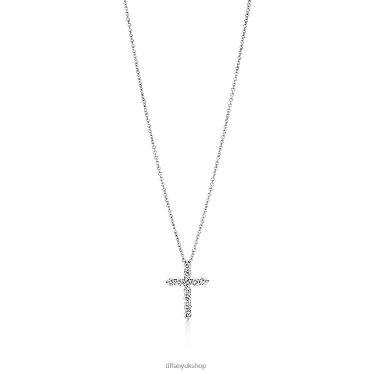 Unisex Tiffany Cross Pendant Jewelry 88T0X470