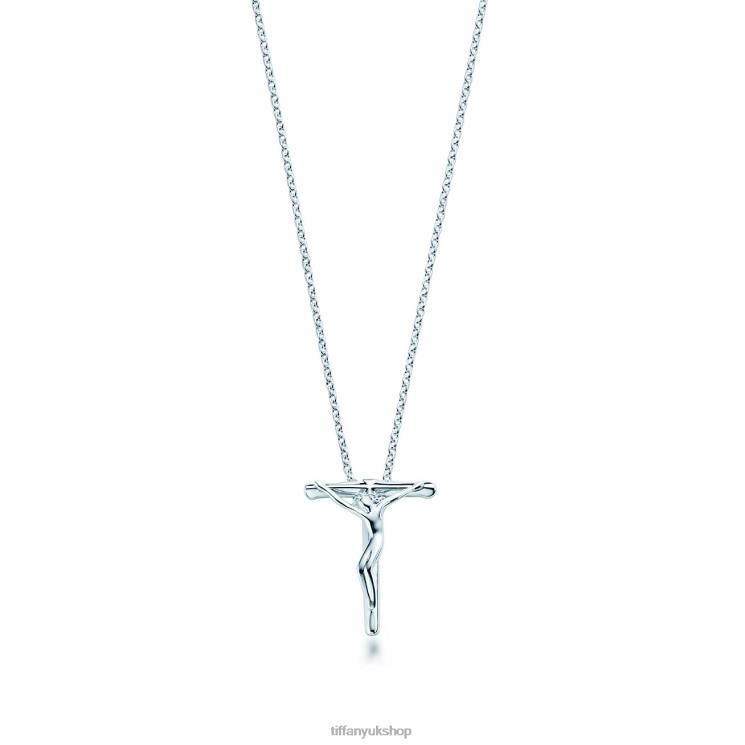 Unisex Tiffany Crucifix Pendant Jewelry 88T0X641