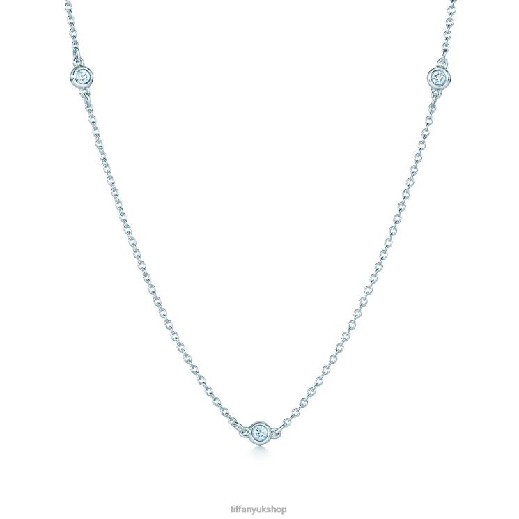 Unisex Tiffany Diamonds by the Yard Necklace Jewelry 88T0X457