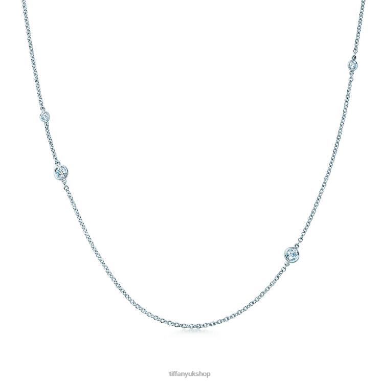 Unisex Tiffany Diamonds by the Yard Sprinkle Necklace Jewelry 88T0X167