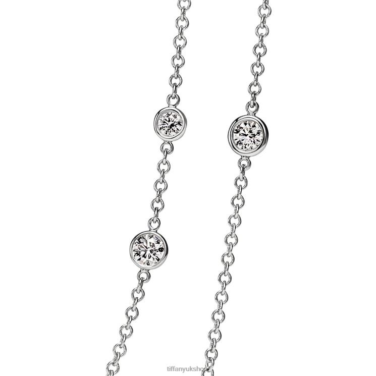 Unisex Tiffany Diamonds by the Yard Sprinkle Necklace Jewelry 88T0X303