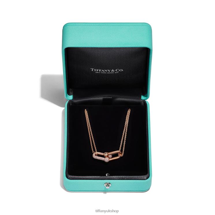 Unisex Tiffany Double Link Pendant Jewelry 88T0X306