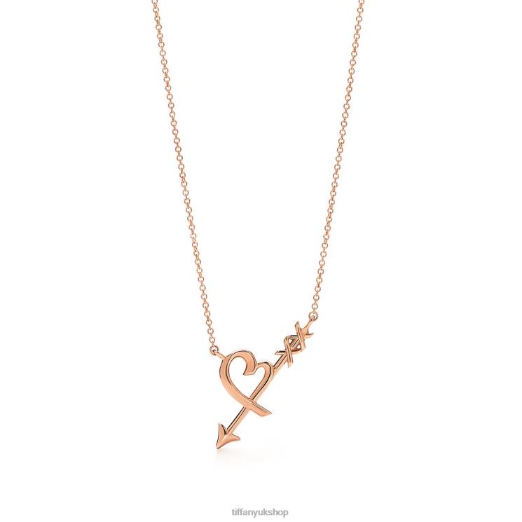 Unisex Tiffany Heart & Arrow Pendant Jewelry 88T0X84