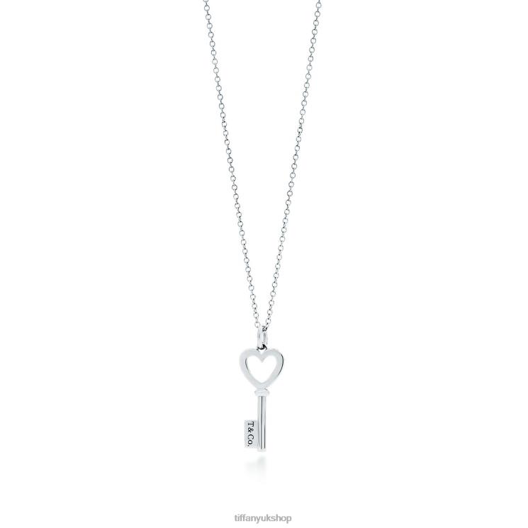 Unisex Tiffany Heart Key Pendant Jewelry 88T0X570