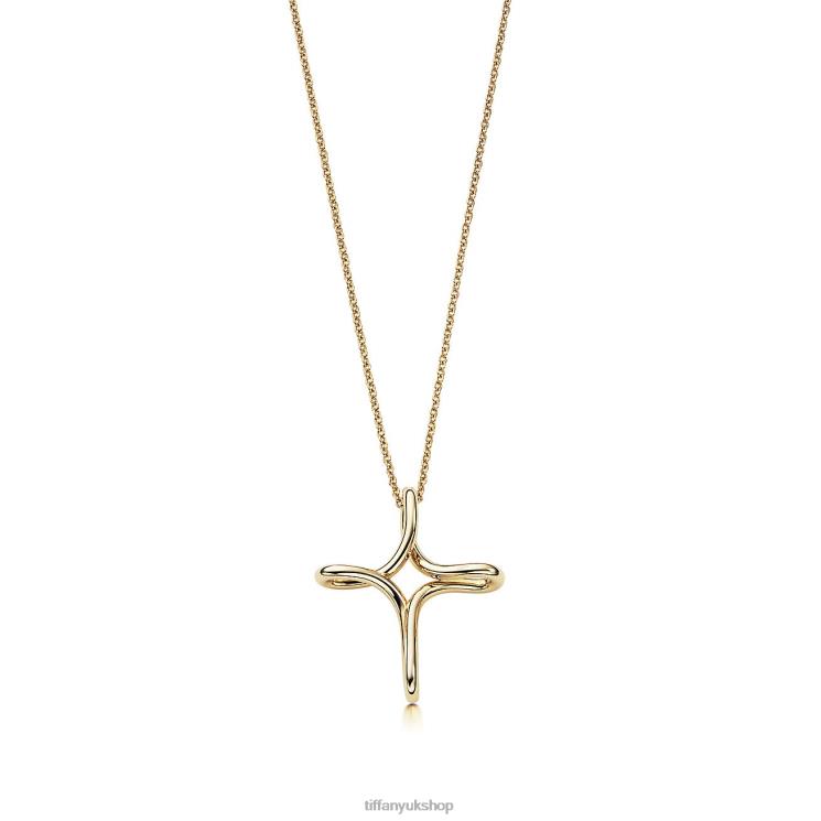 Unisex Tiffany Infinity Cross Pendant Jewelry 88T0X263