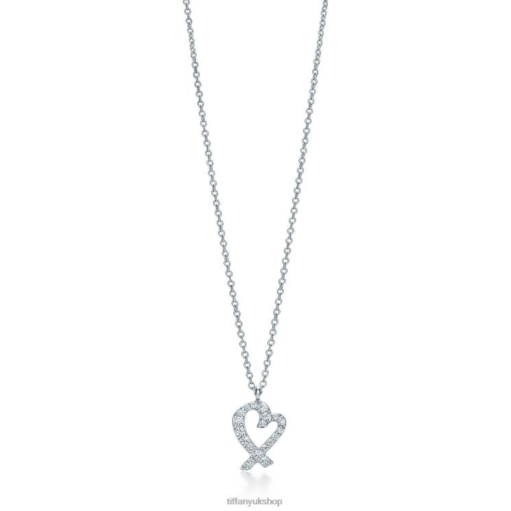 Unisex Tiffany Loving Heart Pendant Jewelry 88T0X557