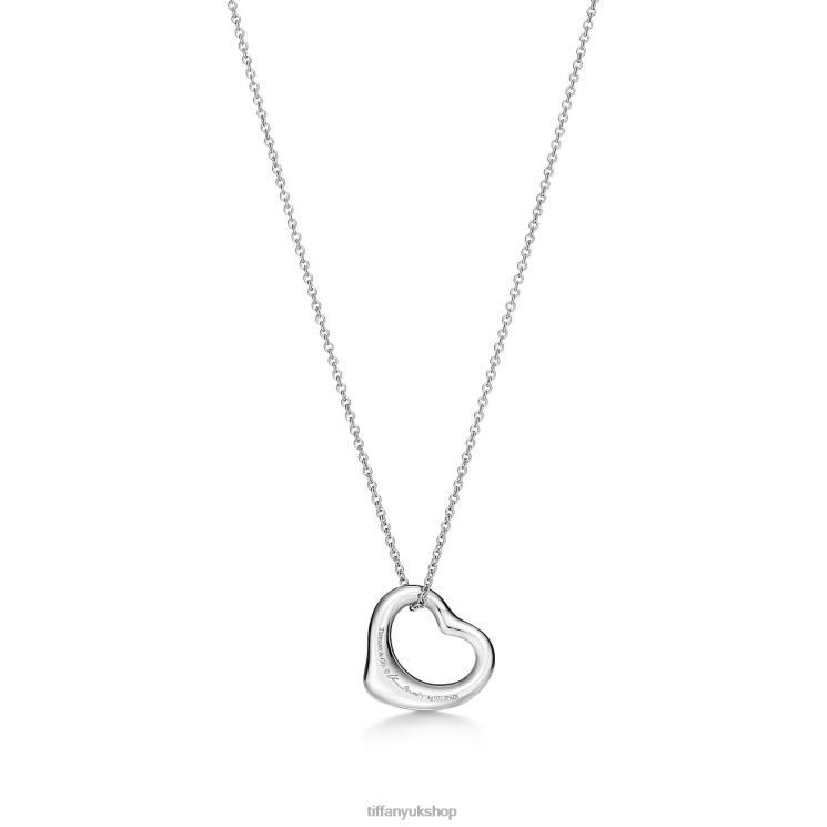 Unisex Tiffany Open Heart Pendant Jewelry 88T0X469