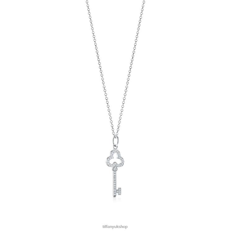 Unisex Tiffany Open Trefoil Key Jewelry 88T0X543