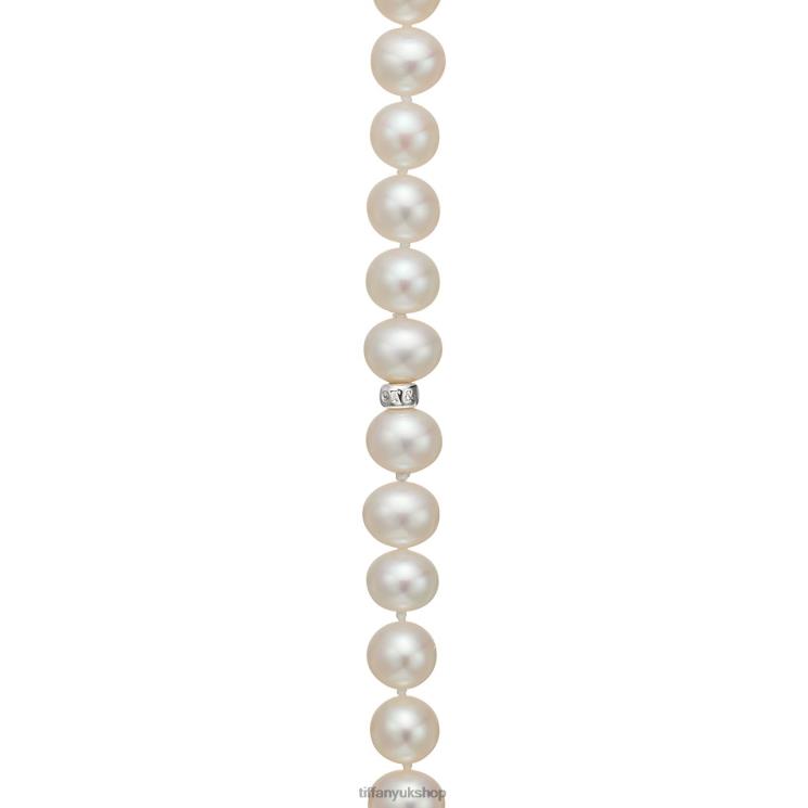 Unisex Tiffany Pearl Wrap Necklace Jewelry 88T0X594