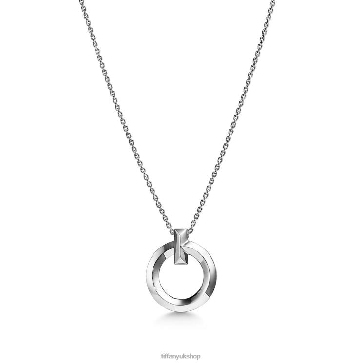 Unisex Tiffany T1 Circle Pendant Jewelry 88T0X116