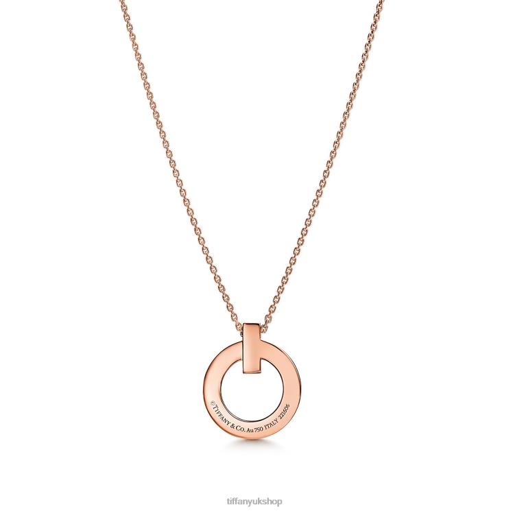 Unisex Tiffany T1 Circle Pendant Jewelry 88T0X134