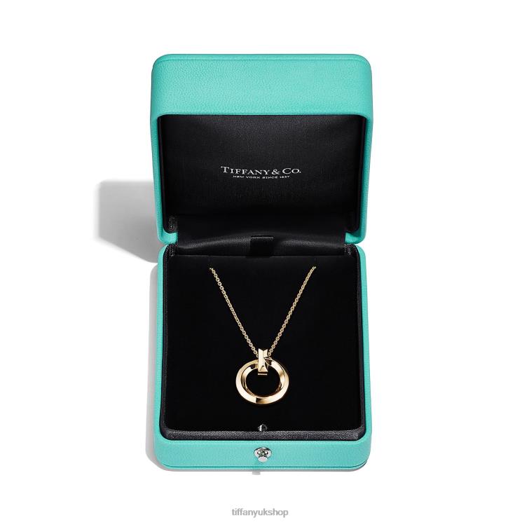 Unisex Tiffany T1 Circle Pendant Jewelry 88T0X3