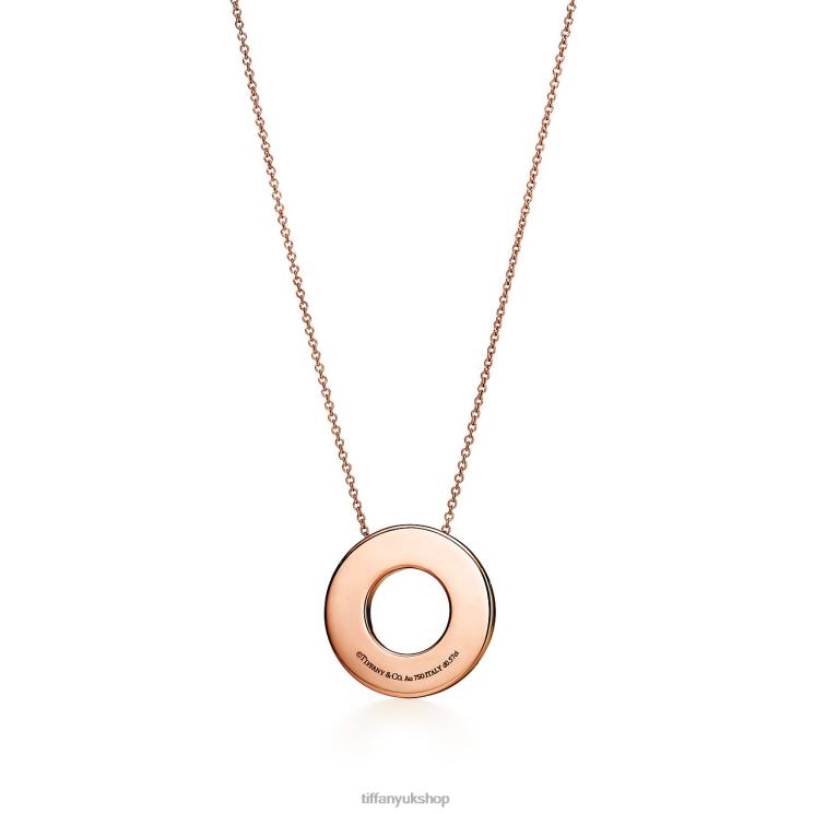 Unisex Tiffany X Closed Circle Pendant Jewelry 88T0X289