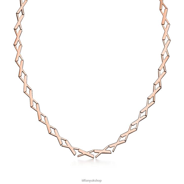 Unisex Tiffany X Necklace Jewelry 88T0X690