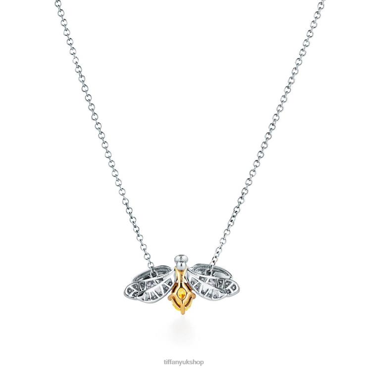 Unisex Tiffany Yellow Diamond Firefly Pendant Jewelry 88T0X679