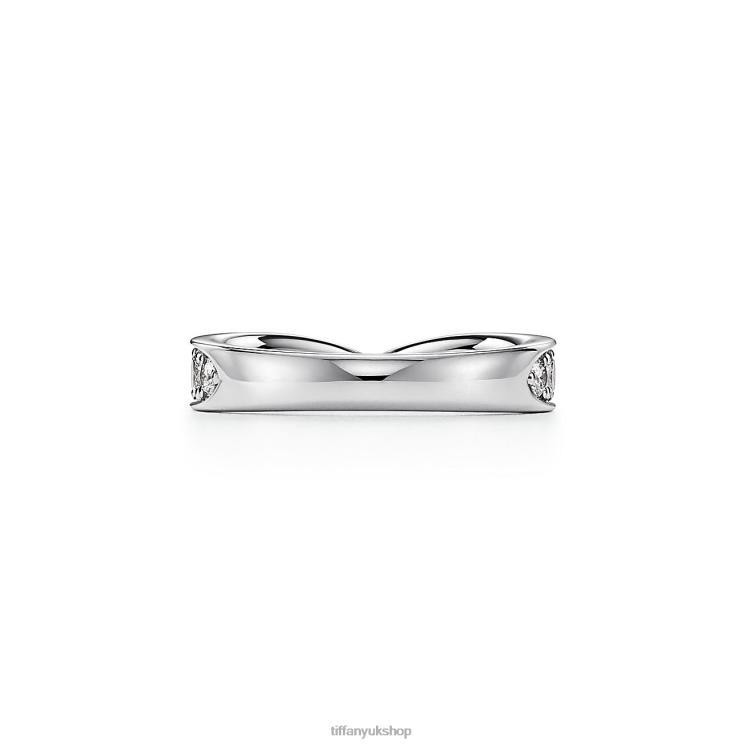 Unisex Tiffany Band Ring Jewelry 88T0X1586