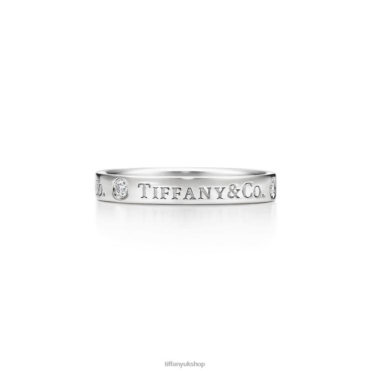 Unisex Tiffany Band Ring Jewelry 88T0X1631