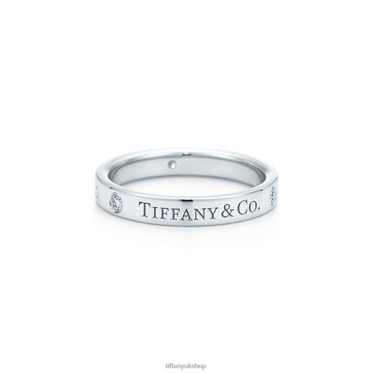 Unisex Tiffany Band Ring Jewelry 88T0X1631