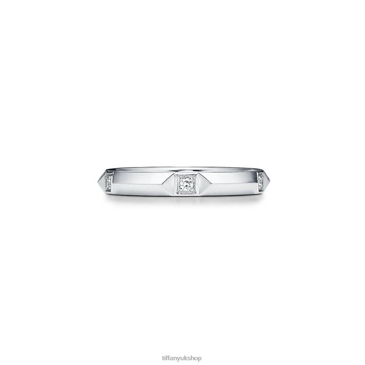 Unisex Tiffany Band Ring Jewelry 88T0X1637