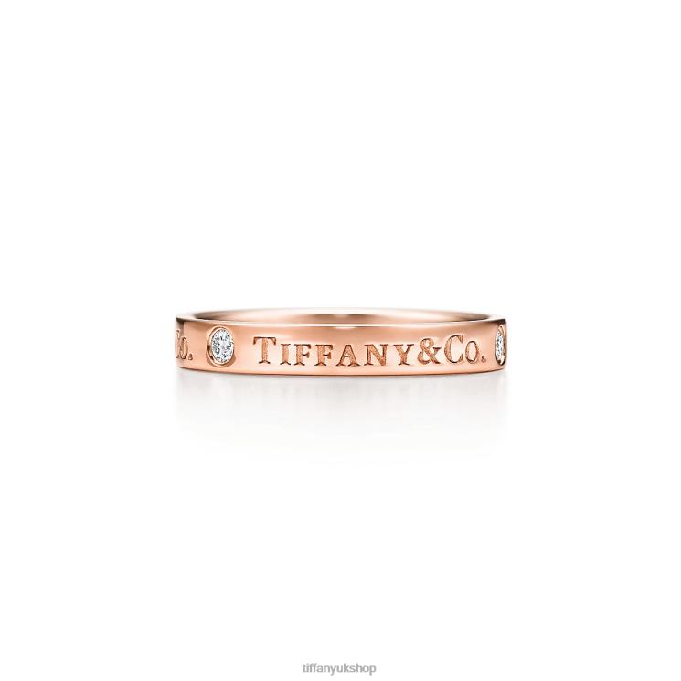 Unisex Tiffany Band Ring Jewelry 88T0X1773