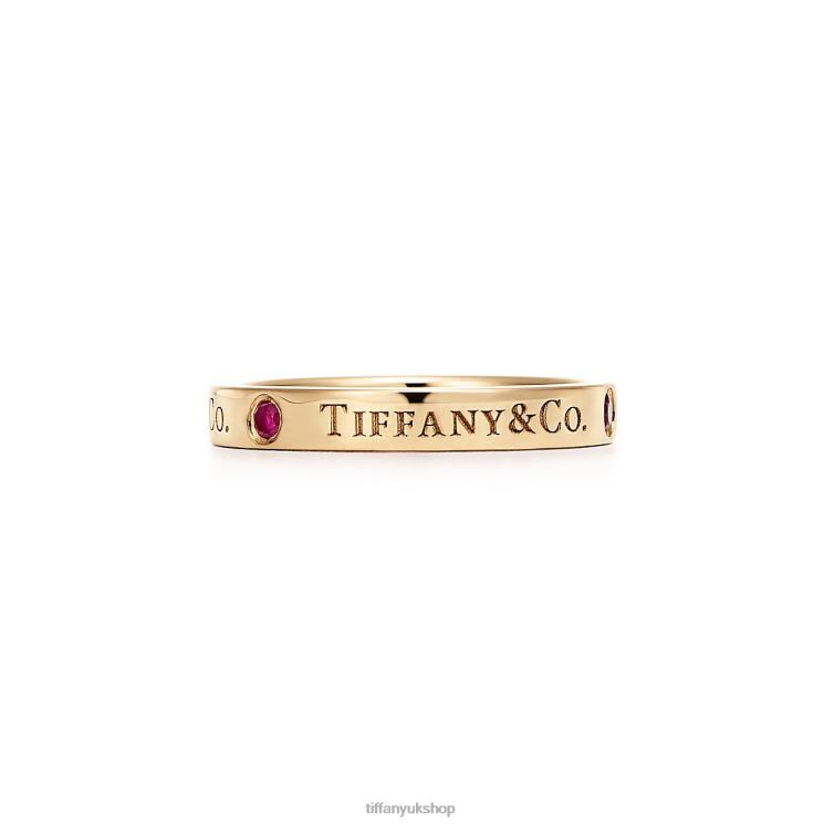 Unisex Tiffany Band Ring Jewelry 88T0X1799