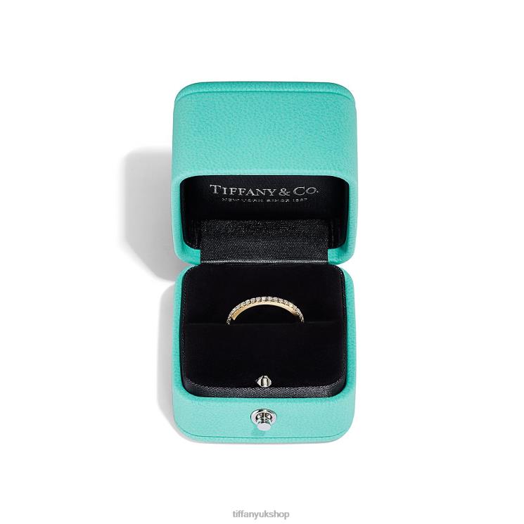 Unisex Tiffany Half Eternity Ring Jewelry 88T0X1454