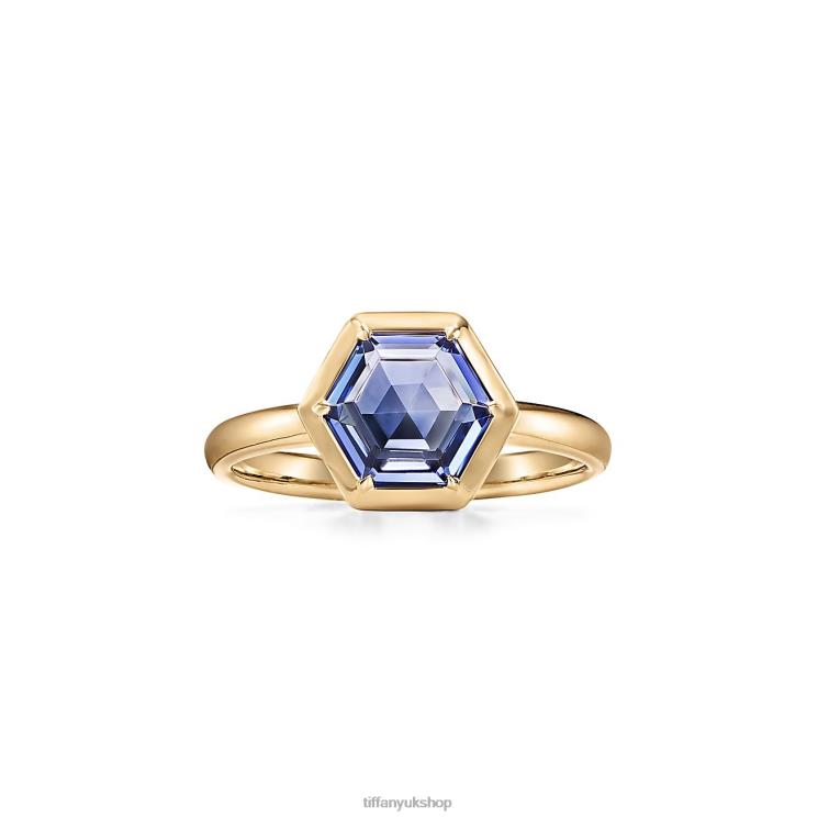 Unisex Tiffany Hexagon Ring Jewelry 88T0X1657