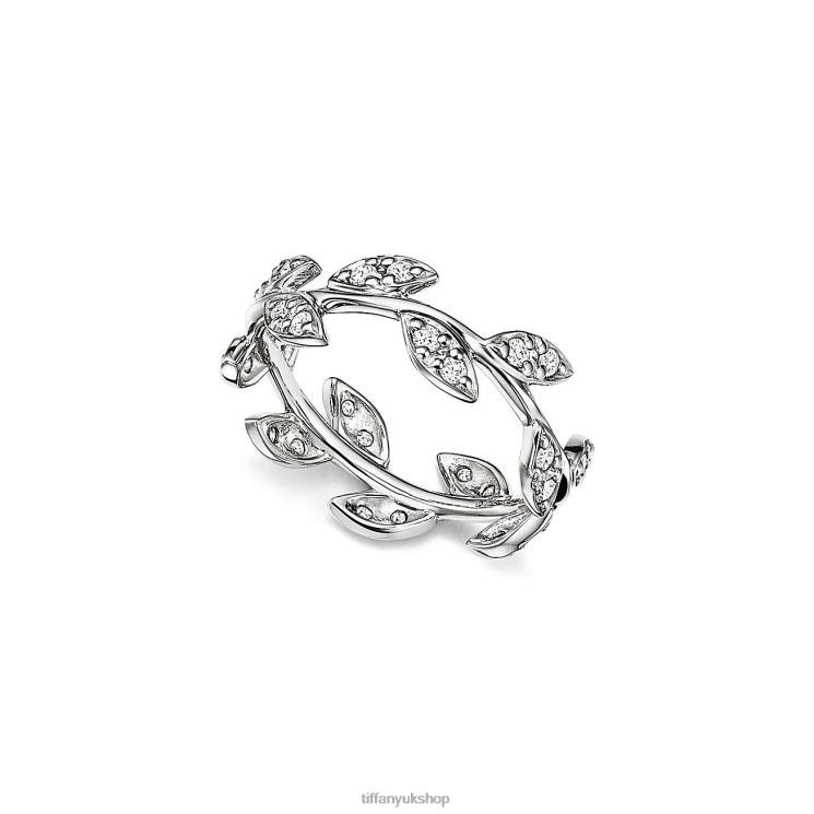 Unisex Tiffany Olive Leaf Ring Jewelry 88T0X1480