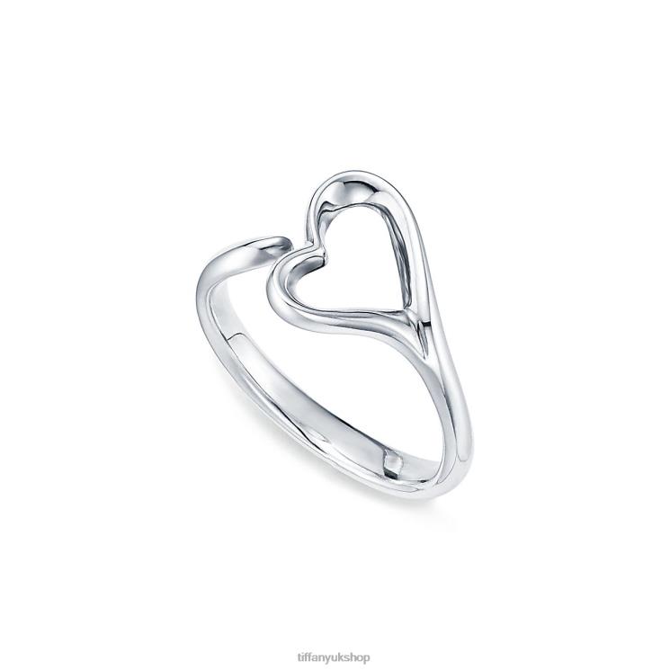 Unisex Tiffany Open Heart Ring Jewelry 88T0X1501