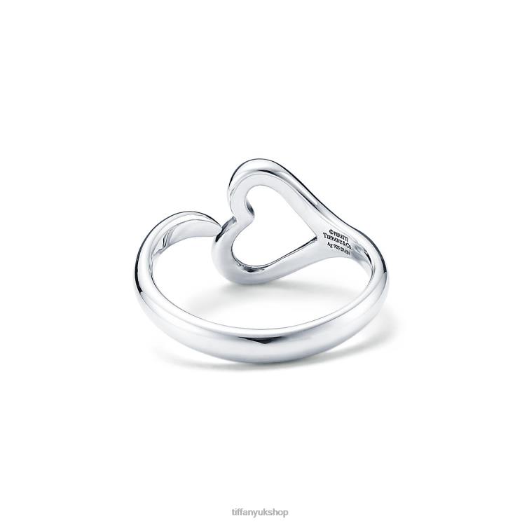 Unisex Tiffany Open Heart Ring Jewelry 88T0X1501